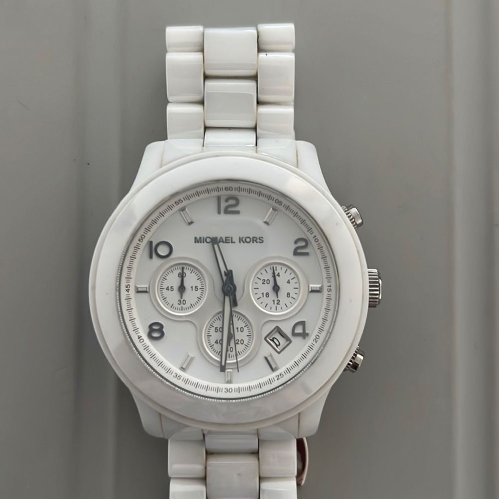 Michael Kors White Ceramic Watch